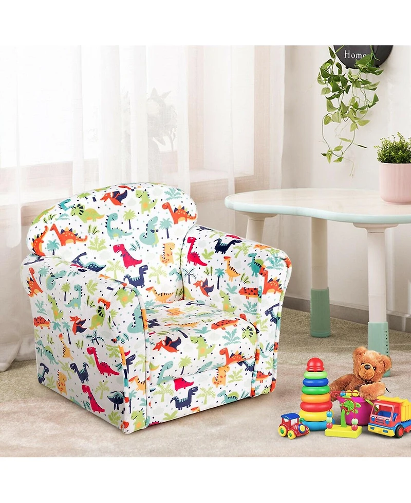 Gouun Household Toddler Furnishings Children Armrest Cute Lovely Single Sofa
