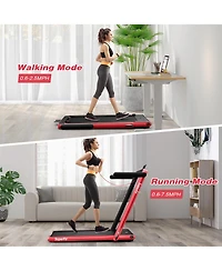 Gymax Motorized Treadmill Folding Under Desk Electric w/ App