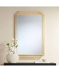 Uttermost Amherst Brushed Gold 24" x 38 1/2" Wall Mirror