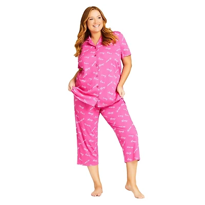 Avenue Women's Button Sleep Top