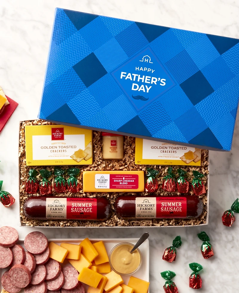 Hickory Farms Father's Day Gift Box, 7 pieces
