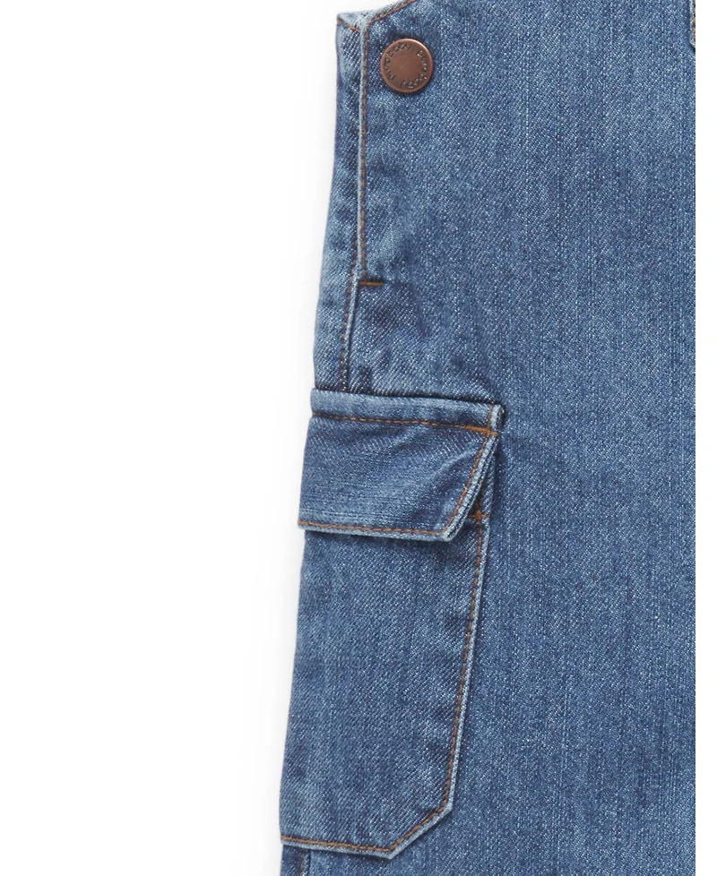 Purebaby Baby Boy Denim Overall Set