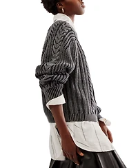 Free People Women's Frankie Cable Sweater