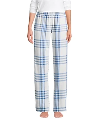 Lands' End Women's Print Flannel Pajama Pants