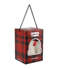 Levi's Men's Stocking Stuffer Gift Ready Red Tab Beanie