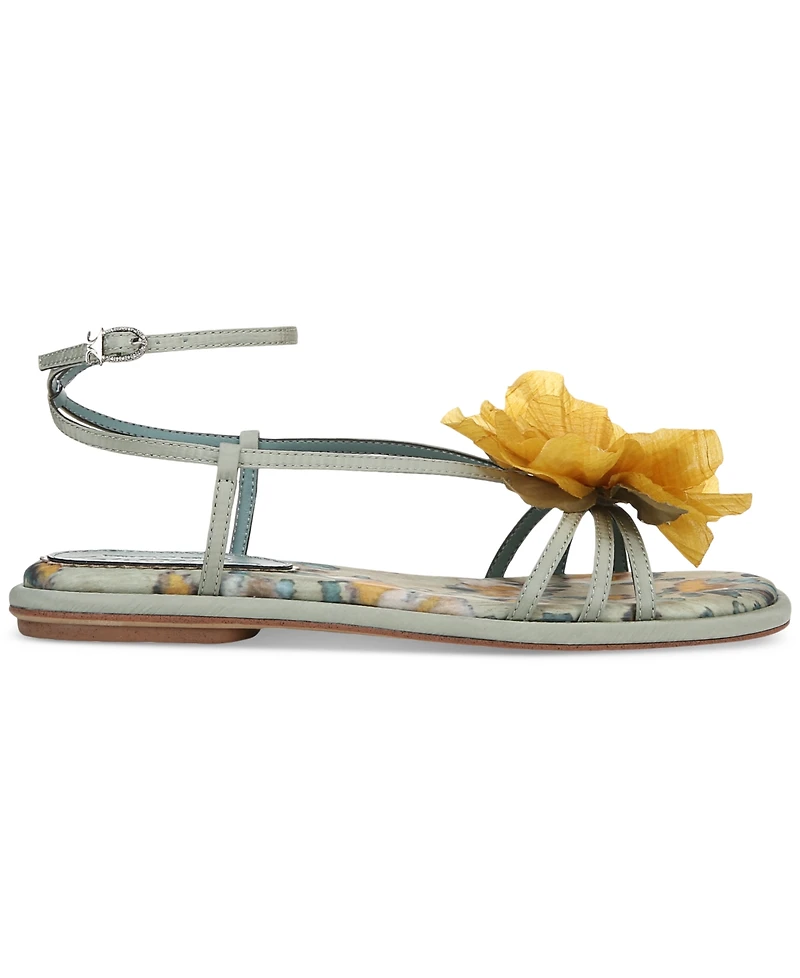 Circus Ny by Sam Edelman Women's Olana Flower Strappy Flat Sandals