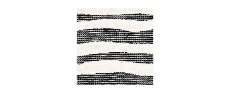 Bayshore Home Textured Tones Lines 5'3"x8' Area Rug