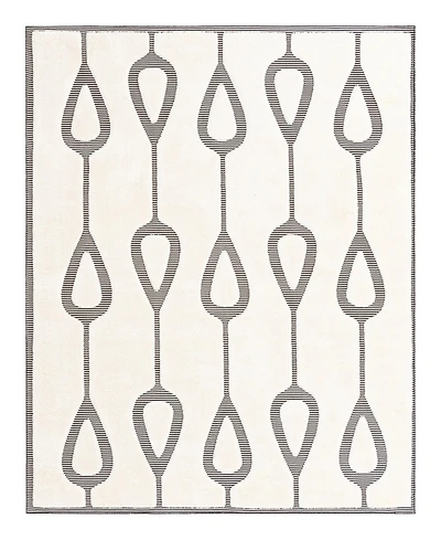 Bayshore Home Textured Tones Drops 7'10"x10' Area Rug