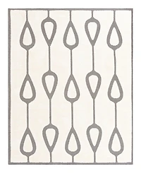 Bayshore Home Textured Tones Drops 7'10"x10' Area Rug