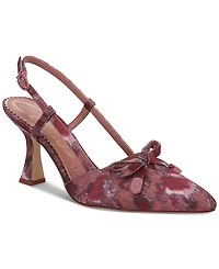 Circus Ny by Sam Edelman Women's Monica Pointed-Toe Slingback Bow Pumps