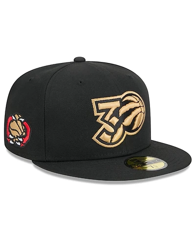 New Era Men's Black Toronto Raptors 2024/25 City Edition Alternate 59FIFTY Fitted Hat