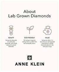 Anne Klein Women's Quartz Pink Enamel and Rose Gold-Tone Metal Alloy Bangle Watch Set, 32mm