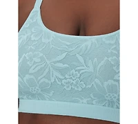 Bali Women's Breathe Lace-Overlay Bralette Dfcmbr