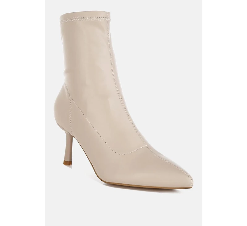 Pumila Stiletto Heel Sock Boots