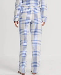 Lands' End Women's Print Flannel Pajama Pants