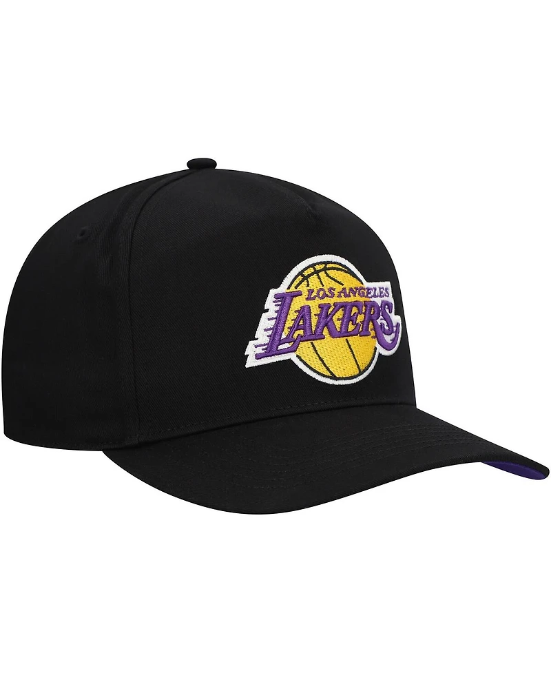 '47 Brand Men's Black Los Angeles Lakers Core Logo Hitch Adjustable Hat