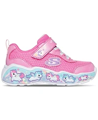 Skechers Toddler Girls' Play Scene - Fun Squad Fastening Strap Casual Sneakers from Finish Line