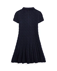 Polo Ralph Lauren Toddler and Little Girls Cable-Knit Cotton Sweater Dress