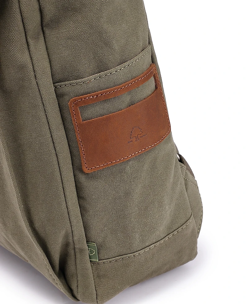Tsd Brand Sunny Trail Canvas Backpack Handbag