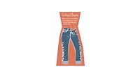 Indigo Poppy Women's Two Button Tummy Control Embroidered Wide Cuff Crop