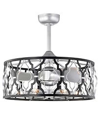 Home Accessories 24.4" Netanel Indoor Ceiling Fan with Light Kit and Remote