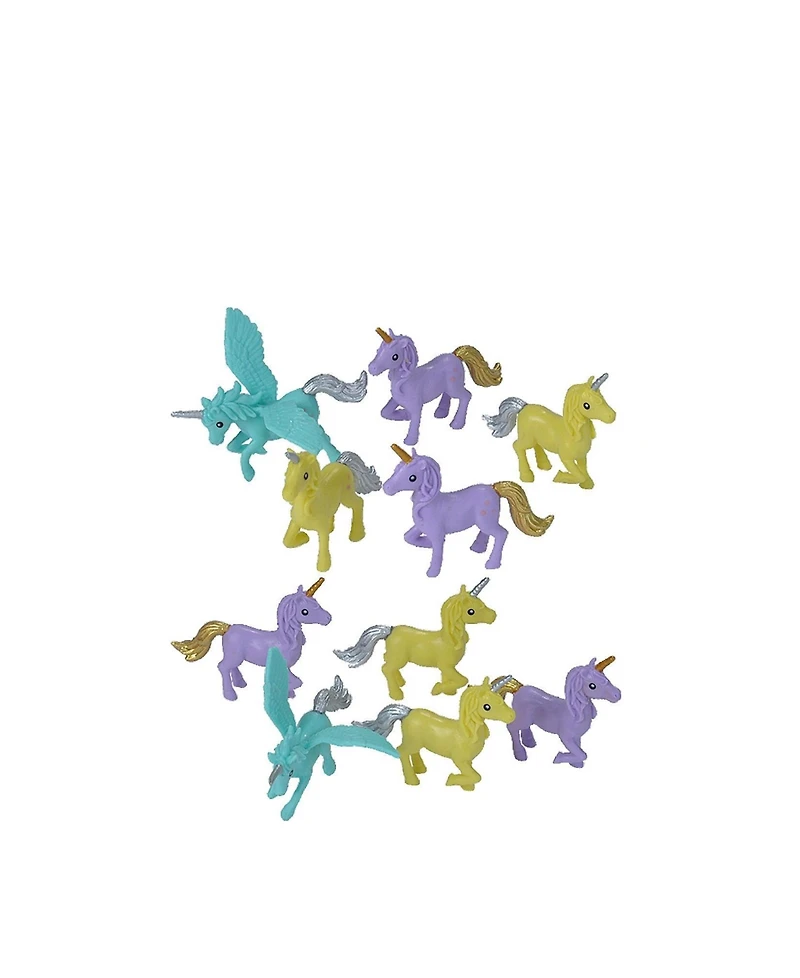 Wild Republic Nature Tube Unicorn Figurines, 10 Pieces