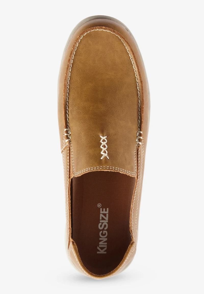 KingSize Men's Slip-On Mock Loafer