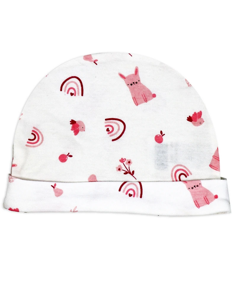 Rock-a-Bye Baby Boutique Girls Rose Bunnies Layette Gift, 8-Piece Set