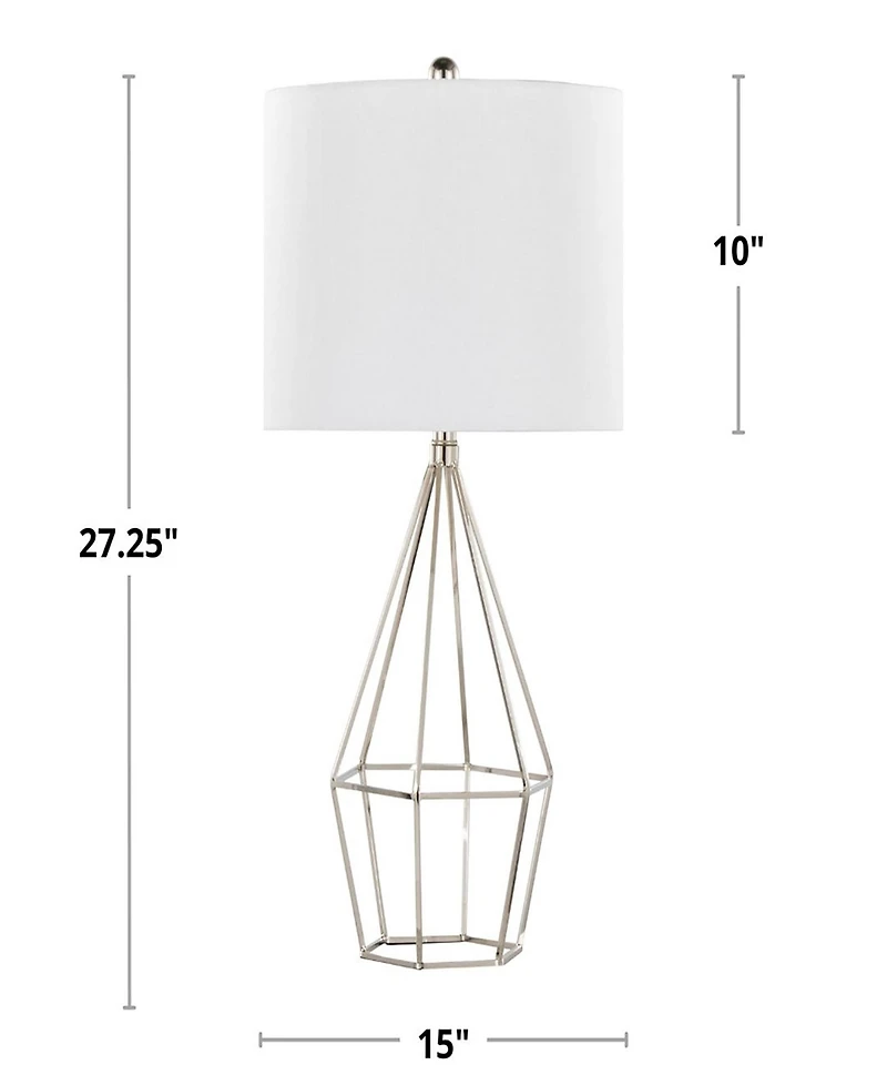 Lumisource Geome 27" Contemporary Table Lamp, Set of 2