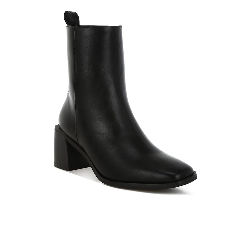 Muskox Square Toe Faux Leather Boots