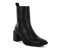 Muskox Square Toe Faux Leather Boots