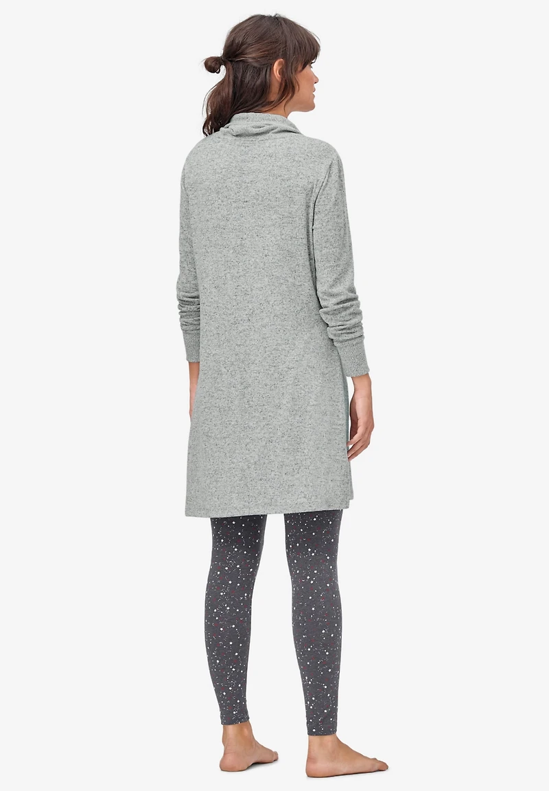 Ellos Women's Funnel-Neck Lounge Sweatshirt Tunic