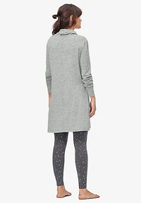 Ellos Women's Funnel-Neck Lounge Sweatshirt Tunic
