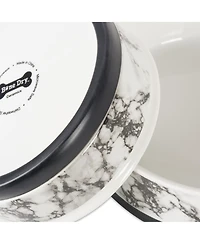 Bone Dry Marble Pet Bowl Set/2