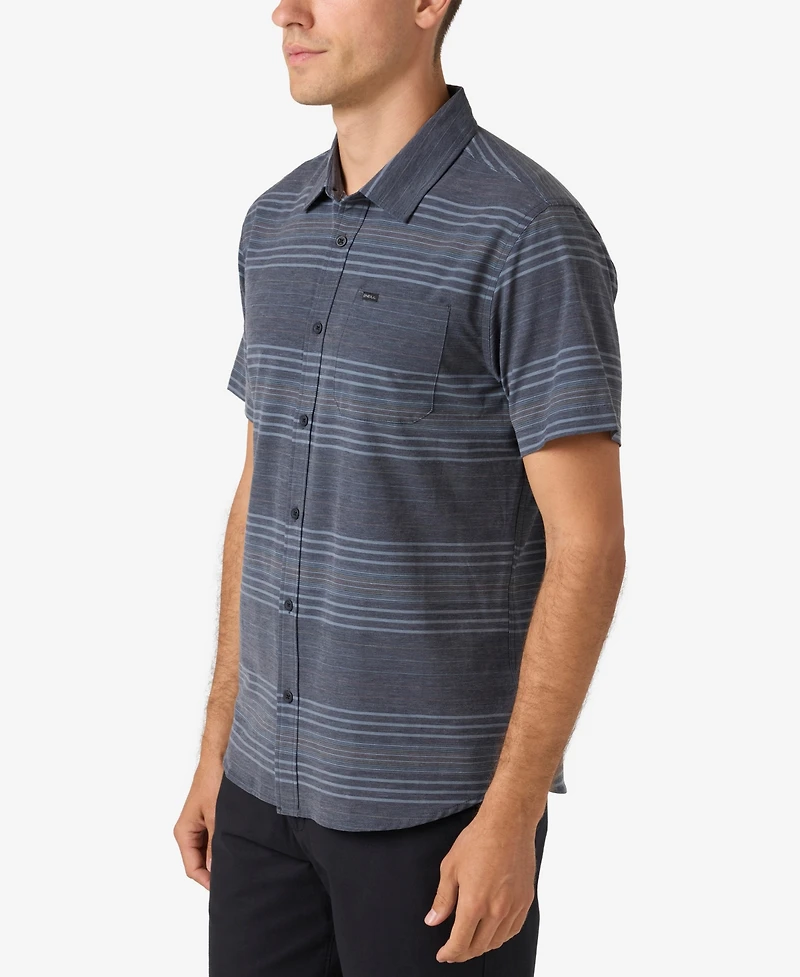 O'Neill Men's Traveler Upf Traverse Stripe Shirt