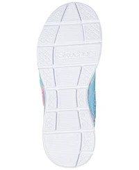 Skechers Toddler Girls' S-Lights: Mermaid Dreams Light-Up Fastening Strap Casual Sneakers from Finish Line