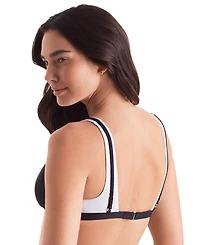 Mimi Flamingo Women's Drift Two-Tone Bralette Bikini