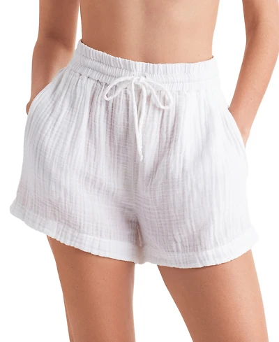 Mimi Flamingo Women's Vista Cotton Cover-Up Shorts