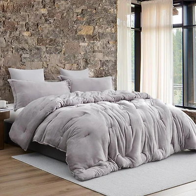 Thicker Than Thick - Coma Inducer Comforter Set - Standard Plush Filling - Opal Gray