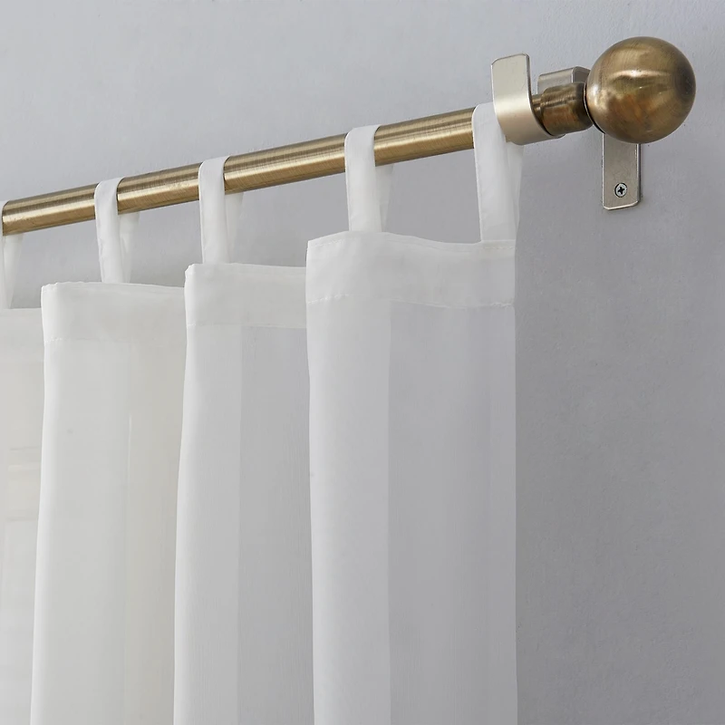 Sheer Voile Tab Top Curtain Panel
