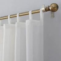 Sheer Voile Tab Top Curtain Panel