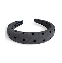 Classic Padded Headband - Polka Dots