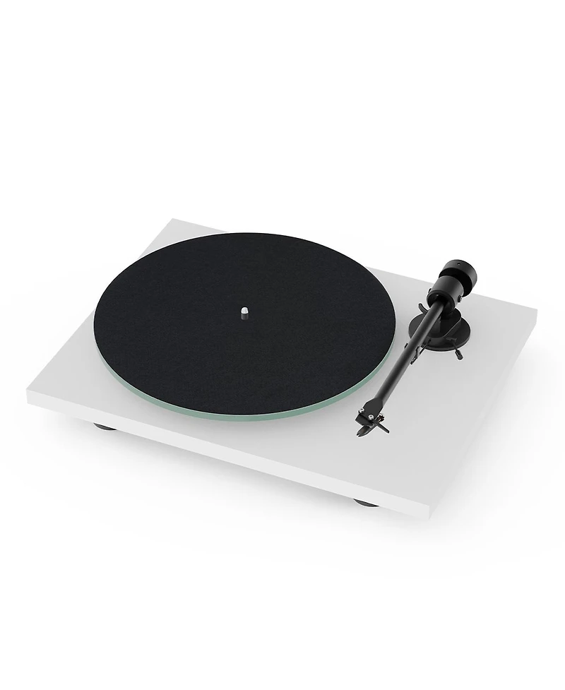 Pro-Ject T1 Evo Phono Turntable with Built-In Preamp & Ortofon Om 10 Mm Cartridge
