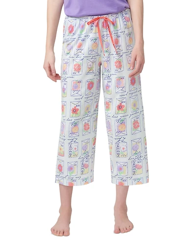 Hue Women's Garden Seeds Capri Pajama Pants