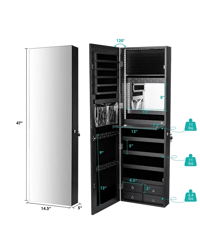 Gouun Multipurpose Storage Cabinet with 4 Drawers
