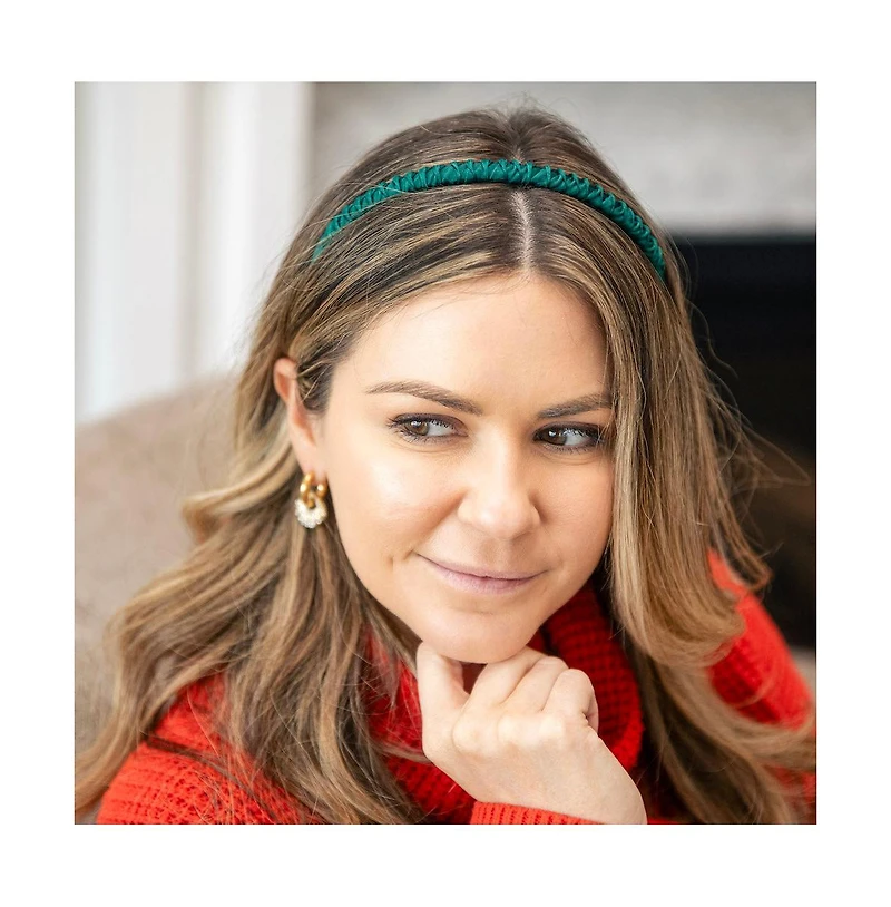 Thin Solid Headband - Green