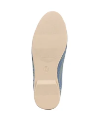 LifeStride Women's Kit 2 Washable Round Toe Ballerina Flats