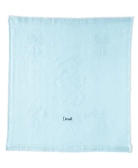 Lands' End Scottish Lace Bear Baby Blanket