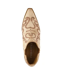 Western Style Women's Leather Booties By Forastero