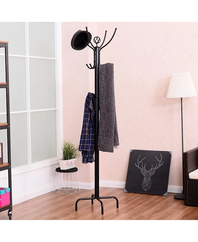 Gouun Metal Coat Rack with 12 Hooks